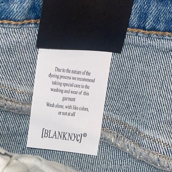 NWTs Blank NYC The Lenox High Rise So Yesterday Cutoff Denim Shorts - Picture 5 of 10